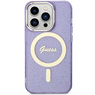 Guess GUHMN61HCMCGU iPhone 11 / Xr 6.1" purple/purple hardcase Glitter Gold MagSafe, Guess