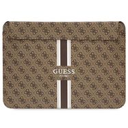 Guess 4G Printed Stripes cover for a 14&quot; laptop - brown, Guess