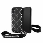 Karl Lagerfeld KLHCN61SAKLMBSK iPhone 11 / Xr 6.1" black/black hardcase Monogram Losange Saffiano, Karl Lagerfeld