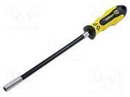 Screwdriver handle; 310mm; for hex bits 1/4" C.K