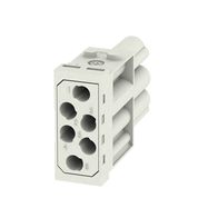 Module insert for industrial connector, Series: ModuPlug, Crimp connection, Number of poles: 6 Weidmuller
