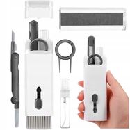 Multifunctional 7in1 cleaning set for headphones and keyboard - gray, Hurtel