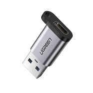 USB C (female) - USB (male) adapter Ugreen US276 USB 5Gb/s - gray, Ugreen