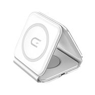 Dudao A11N 15W 3in1 Inductive Charger - White + USB-C / USB-C Cable, Dudao