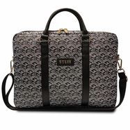 Guess GCube Stripes bag for a 16&quot; laptop - black, Guess