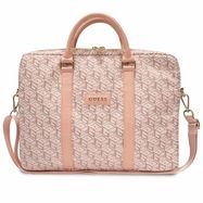 Guess GCube Stripes bag for a 16&quot; laptop - pink, Guess