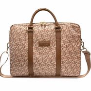 Guess GCube Stripes bag for a 16&quot; laptop - brown, Guess