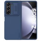 Nillkin CamShield Silky Silicone Case for Samsung Galaxy Z Fold 5 with Camera Protector - Dark Blue, Nillkin