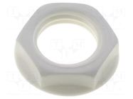 Nut; white; S2 CLIFF