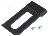 Holder; black; CLIPS; 60x20x6mm SUPERTRONIC