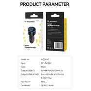Wozinsky WDCCAC USB-C USB-A 36W car charger - black, Wozinsky
