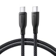 Joyroom SA34-CC3 USB-C - USB-C PD cable 60W 480Mb/s 1m - black, Joyroom