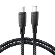 Joyroom Multi-Color Series S-A34 USB-C / USB-C PD 60W cable 1m - black, Joyroom