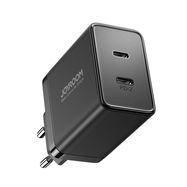 Joyroom JR-TCF09 fast charger 2x USB-C 40W - black, Joyroom