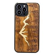 Wooden case for iPhone 13 Pro Max Bewood Imbuia Mountains, Bewood