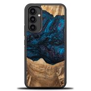 Wood and resin case for Samsung Galaxy A54 5G Bewood Unique Neptune - navy blue and black, Bewood