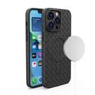 MagSafe Woven Case for iPhone 15 Pro Max - black, Hurtel