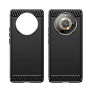 Flexible carbon pattern case for Realme 11 Pro / 11 Pro+ Carbon Case - black, Hurtel
