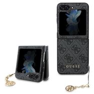 Guess 4G Charms Collection case for Samsung Galaxy Z Flip 5 - gray, Guess