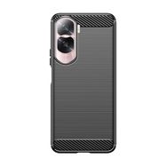 Carbon Case silicone case for Honor 90 Lite - black, Hurtel