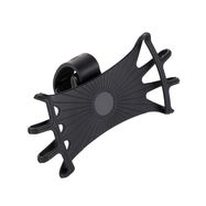 Swivel silicone bike holder with replaceable head - black, Hurtel