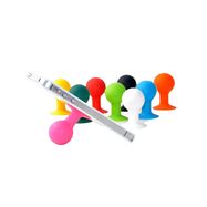 Phone holder with a round head - white, Hurtel