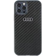 Audi Carbon Fiber iPhone 12/12 Pro 6.1&quot; black/black hardcase AU-TPUPCIP12P-R8/D2-BK, Audi