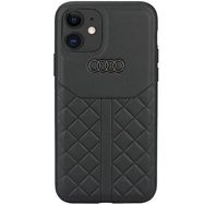 Audi Genuine Leather iPhone 11 / Xr 6.1&quot; black/black hardcase AU-TPUPCIP11R-Q8/D1-BK, Audi