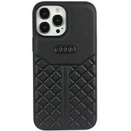 Audi Genuine Leather iPhone 13 Pro Max 6.7&quot; black/black hardcase AU-TPUPPCIP13PM-Q8/D1-BK, Audi