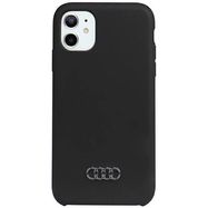 Audi Silicone Case iPhone 11 / Xr 6.1&quot; black/black hardcase AU-LSRIP11-Q3/D1-BK, Audi