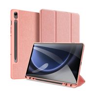 Dux Ducis Domo eco-leather case with stand for Samsung Tab S9 FE+ - pink, Dux Ducis