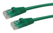 PATCH LEAD, CAT5E, GREEN, 3M