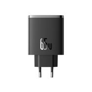 Baseus Cube Pro 65W GaN charger 2x USB-C USB-A - black, Baseus