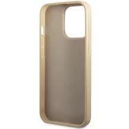 Guess GUHCP13LHG4SGD case for iPhone 13 Pro / 13 - gold Glitter Script Big 4G, Guess