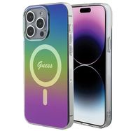 Guess IML Iridescent MagSafe case for iPhone 15 Pro - black, Guess