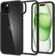 Spigen Ultra Hybrid iPhone 15 Plus Case - Matte Black, Spigen