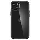 Spigen Crystal Hybrid case for iPhone 15 - black, Spigen