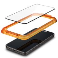 Spigen ALM Glass FC tempered glass for iPhone 15 Plus - black 2 pcs., Spigen