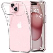 Spigen Liquid Crystal iPhone 15 Case - Clear Glitter, Spigen