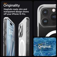 Spigen Ultra Hybrid Mag Case with MagSafe for iPhone 15 Pro - Clear Matte, Spigen
