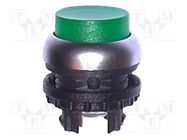 Switch: push-button; 22mm; Stabl.pos: 2; green; M22-FLED,M22-LED EATON ELECTRIC