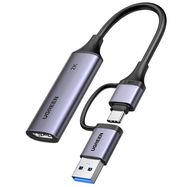 Video Capture Card 2K@30Hz HDMI to USB-A/USB-C