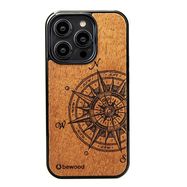 Bewood Traveler Merbau wooden case for iPhone 15 Pro, Bewood