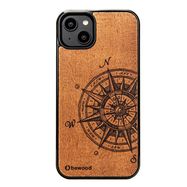 Bewood Traveler Merbau wooden case for iPhone 15 Plus, Bewood