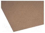 Acoustic cloth; 1400x700mm; beige 4CARMEDIA
