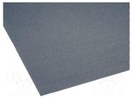 Acoustic cloth; 1400x700mm; grey 4CARMEDIA