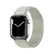 Alpine strap with steel buckle for Apple Watch 42/44/45/49 mm - silver, Hurtel