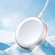 Joyroom 2 in 1 Lightning cable and inductive charger for Apple Watch 1.5m white (S-IW012), Joyroom