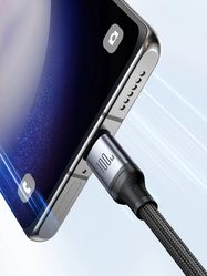 Joyroom Speedy Series S-A21 2in1 USB-C - USB-C / USB-C cable 100W 1.5m - black, Joyroom