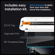 Spigen Glas.tR EZ Fit Privacy Tempered Glass for iPhone 15 / 16, Spigen